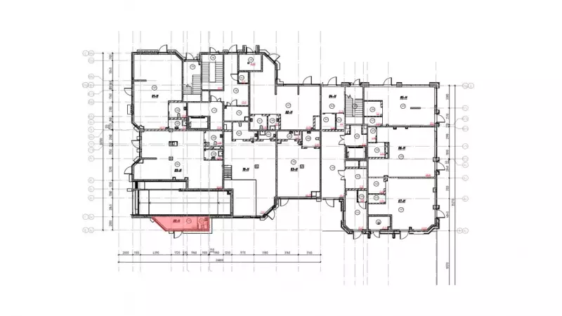 Аренда торгового помещения 13 метров в строящемся ЖК 99. План объекта