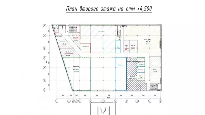 Лыжный 1, 69 м2 соседнее с Лентой 99. План объекта