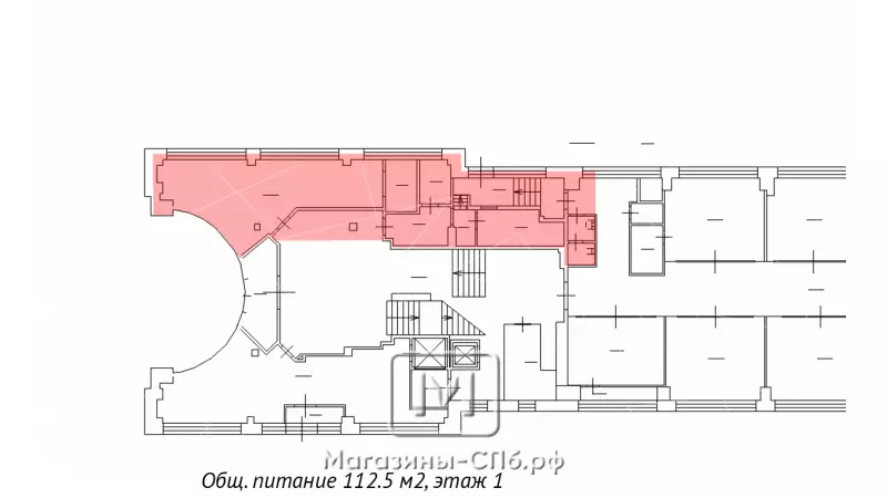Торговое помещение минуте от метро 98. Фото объекта