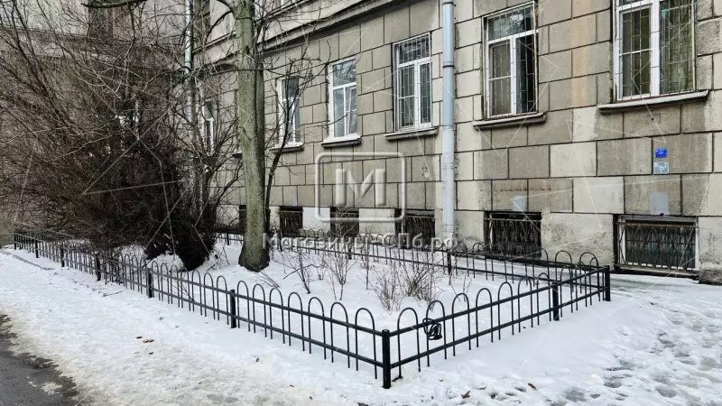 Левашовский 3, 270 м2 в цоколе 1. Фасад фронтальная