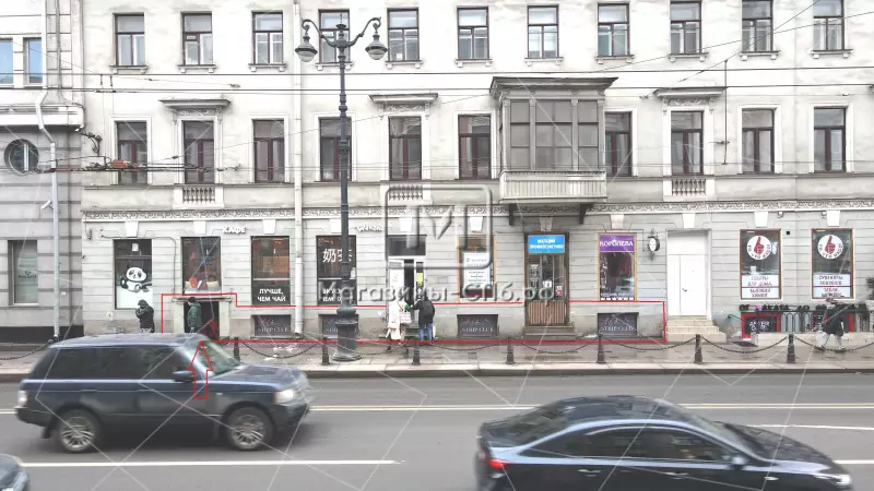 Вход с Невского пр., быстрая окупаемость 1. Фасад фронтальная