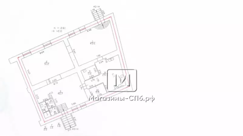 Вход с Невского пр., быстрая окупаемость 99. План объекта