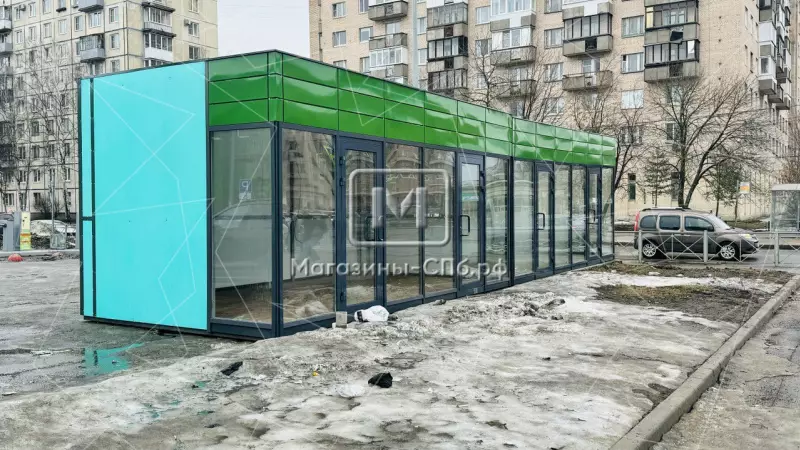 Торговый павильон Просвещения 60 98. Фото объекта