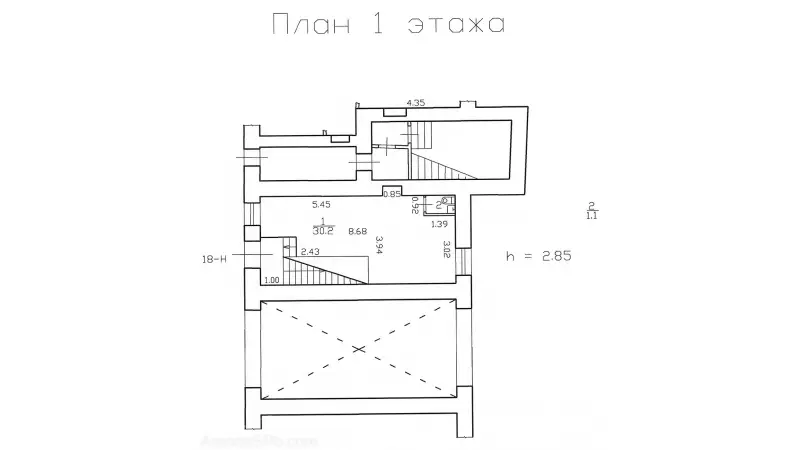 Аренда торгового помещения 33 кв.метров, 1 этаж 99. План объекта