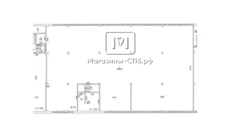 Продажа в ТРК, Приморский район 99. План объекта