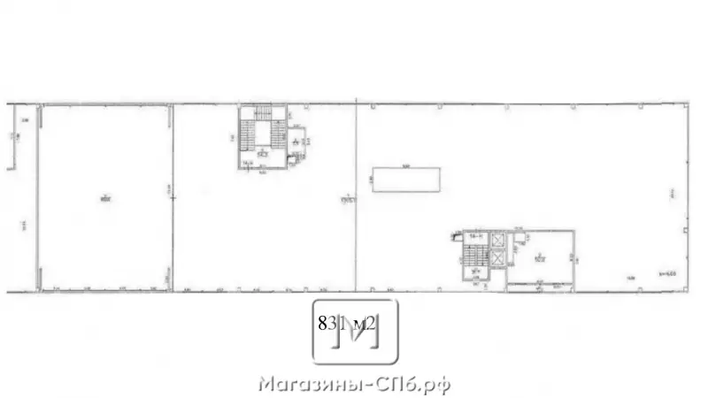Продам площадь в ТРК 99. План объекта