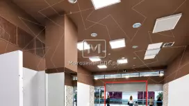 Площадь в крупном ТЦ, у эскалатора