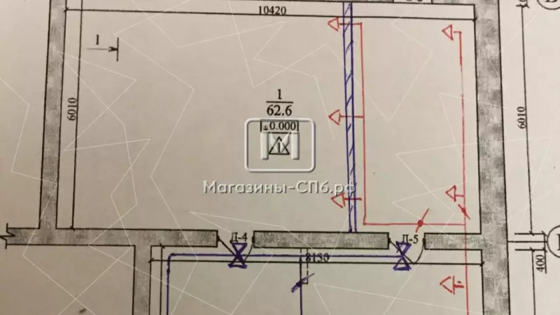 Аренда торгового помещения 109.8 кв.метров, Подвал 99. План объекта