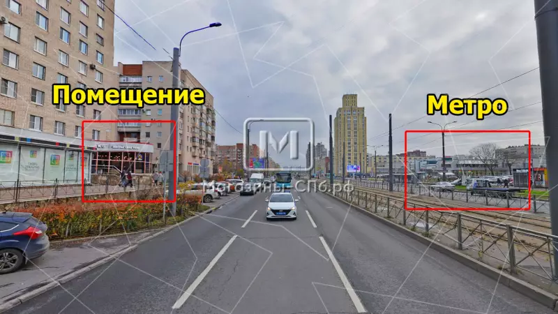 Топовое, напротив метро, 1 этаж 248 м2 98. Фото объекта