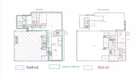 Аренда офиса 2308 кв.метров, 2 этаж